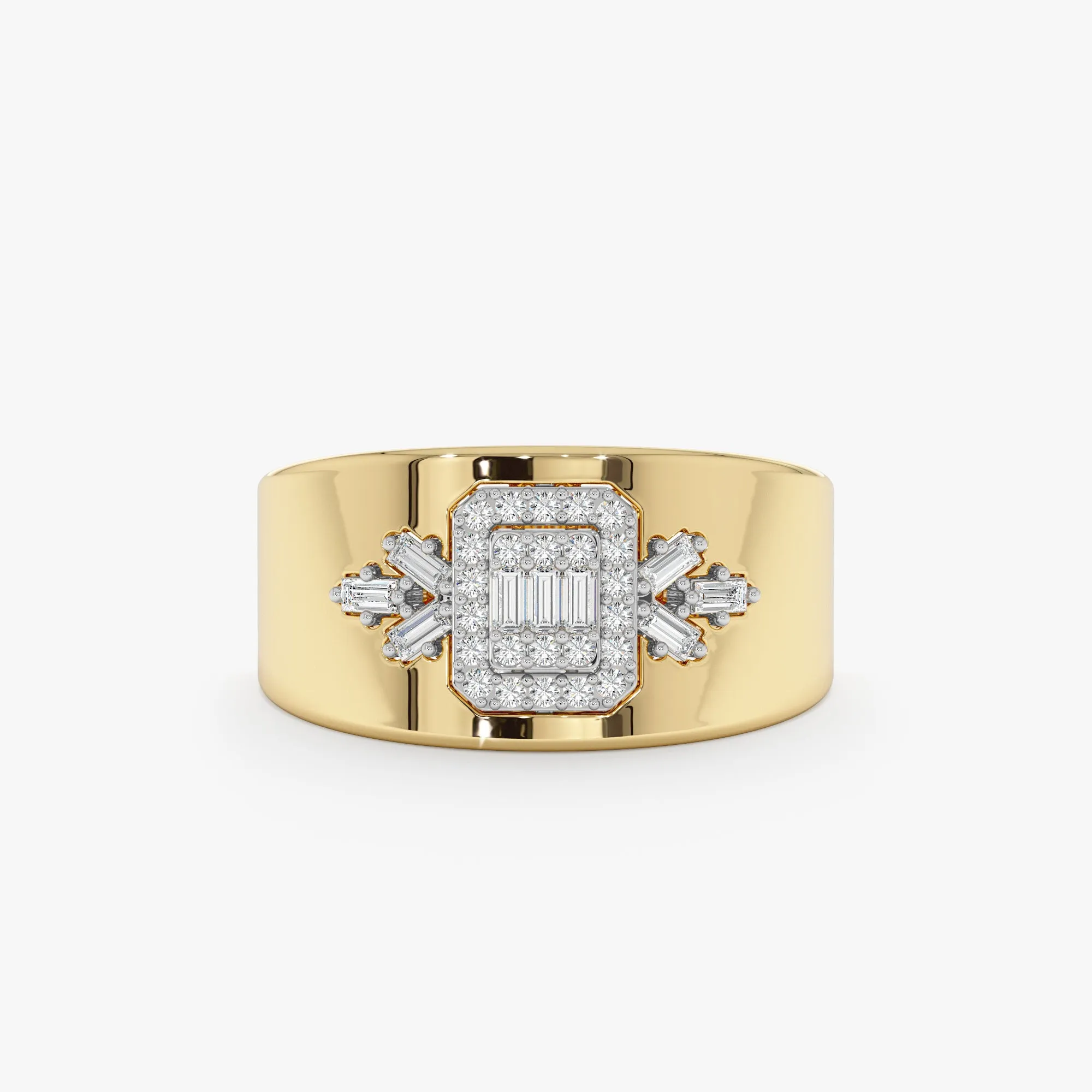 Vintage Baguette Diamond Ring, Loretta