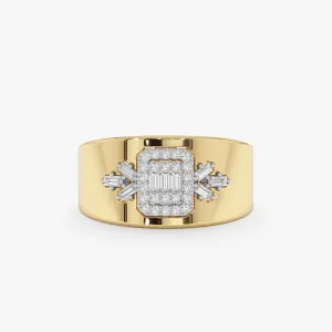 Vintage Baguette Diamond Ring, Loretta