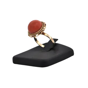 Vintage Coral 14K Gold Ring