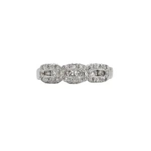 Vintage Diamond 18K Gold Ring