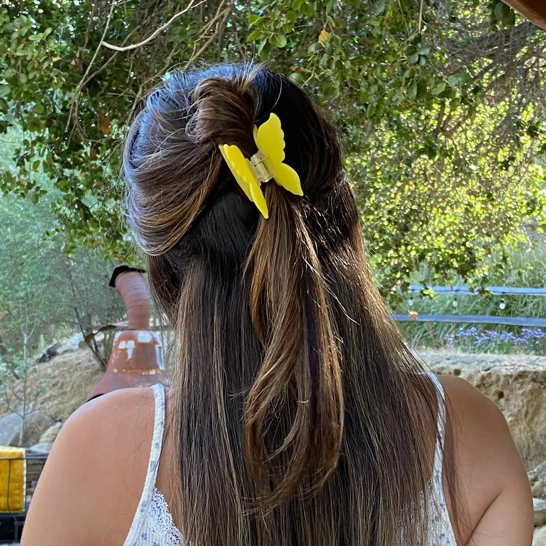 XL BUTTERFLY MATTE MELLOW YELLOW