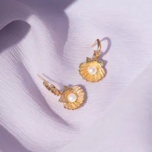 Zoe & Morgan x Walker & Hall Camino Pearl Earrings - Gold Vermeil